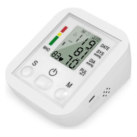 Tensiomètre Portable et domestique, Type brassard, écran LCD, mesure précise (1/5)
