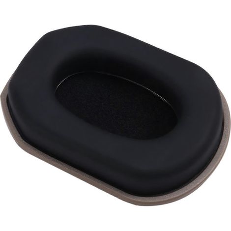 Coussinets d'oreille souples pour casque audio, coussinets de rechange faciles à nettoyer, marron (1/4)