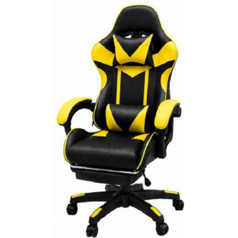 Ecoprice Sedia Gaming Similpelle ProPlayer - Colore Sedia: NERO/GIALLO