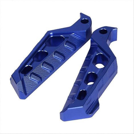 Pedales traseros para motocicleta NMAX XMAX TMAX 125 250 300 400 R1 R3 NVX155. Reposapiés y accesorios azules. (1/5)
