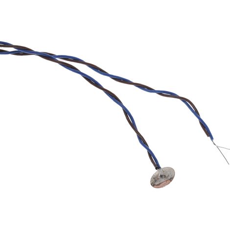 Thermocouple type K Ø 7mm, L 1m, +200°C max à Câble ( Prix pour 1 )