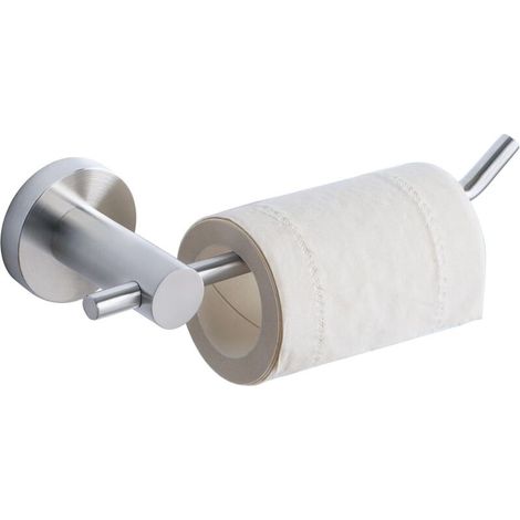 Porte Rouleau Papier Toilette, Papier Toilette Mural pour Salle de Bain/Cuisine, en Acier Inoxydable SUS 304, Antirouille et Pratique, Brossé