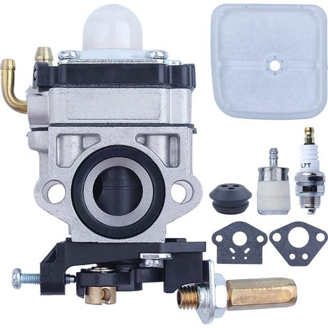 WYJ-192 Pièces de carburateur pour Echo SRM2601 SRM2610 PE2601 SRM2400 Trimmer avec filtre à air Kit de réglage du joint du filtre à carburant (1/5)