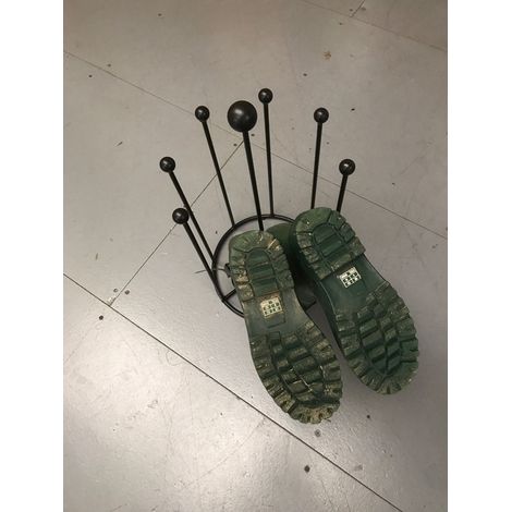 4 Pair Boot Carousel - Steel - L31.8 x W31.8 x H57.2 cm - Black