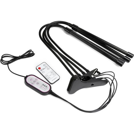 Lampe de croissance LED 5V 40W USB à 4 tubes, spectre complet, avec CIP pour plantes d'intérieur (1/5)