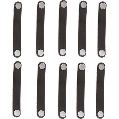 MINKUROW 10 Pezzi 128mm Retro In Pelle Cassetto Maniglie/Pomelli/Maniglie/Per Armadio Guardaroba Valigetta Valigia Armadietto Del Vino Scatola Di Legno Scatola Regalo Scatola Di Scarpe Ferramenta Per (1/5)
