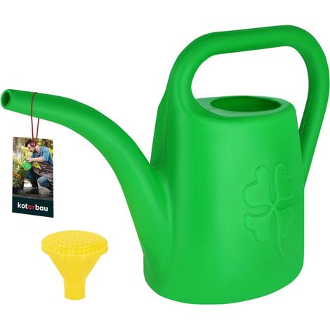 KOTARBAU® Arrosoir Plante Intérieur - PVC - 1,8 L - Vert - avec Pomme Amovible - Arrosoir Jardin - pour Fleurs Potager Terrasse Balcon (1/5)