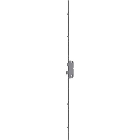Ferco – Crémone à barillet 4 galets SECURY R4 carré 8 mm entraxe 92 axe 35 mm longueur 2285 mm – Pour bois dur – Manœuvre clé et béquille