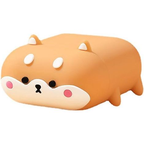 Kompatibel mit AirPods-Hülle 1 und 2, Chai-Hund-Kopfhörerhülle, niedliche 3D-Silikon-Schutzhülle im Cartoon-Stil, geeignet für AirPods-Hüllen, Fu (1/5)