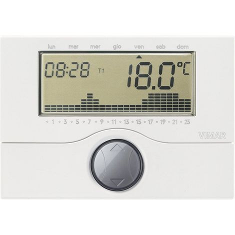 01910 Thermostat programmable sans fil blanc (1/3)