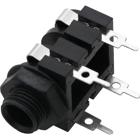 Support de montage jack mono 6,3 mm - 1 pièce