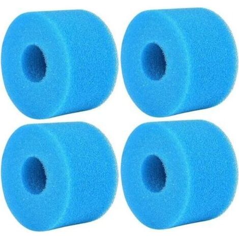 4 Pièces Éponge Filtrante Type, Cartouche de Filtre en Mousse, Mousse pour Filtre Piscine (1/4)
