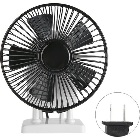 Mini ventilateur de table électrique 110V US, grand flux d'air pour séchage manucure, outil professionnel pour ongles (1/5)