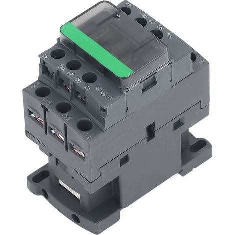 Contacteur CA LC1D18, tension nominale 380 V, contacteur électrique industriel de remplacement, 18 A, tension de bobine de 380 V CA (1/5)
