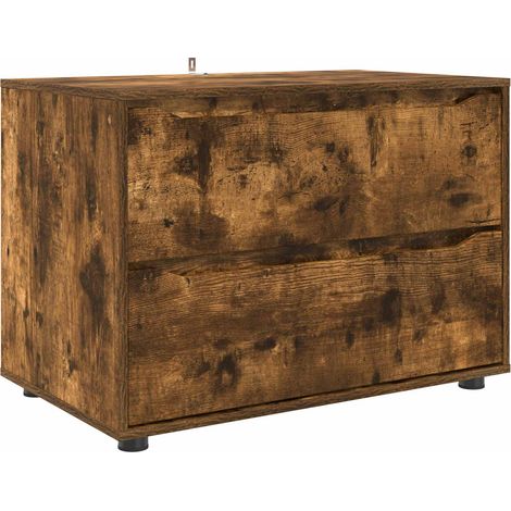 Maison Exclusive - Armadio Rovere fumé 80 x 48 x 57 cm Legno multistrato (1/5)