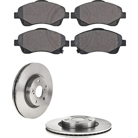KIT FRENI ANTERIORI compatibile con TOYOTA COROLLA VERSO (ZER,ZZE12.R1) - DISCHI + PASTIGLIE OEM: P 83 046 / 17608 /SOSTITUZIONE DIRETTA/BASSA POLVERE/SILENZIOSO (1/5)