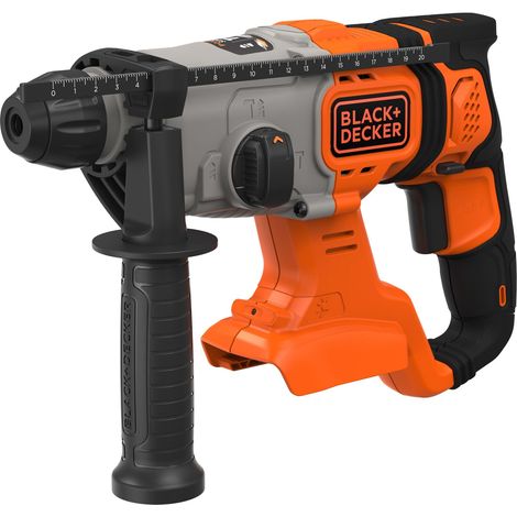 Marteau perforateur SDS-Plus 18V sans fil, énergie de frappe 1,2J, 3 modes, inclut une mèche à béton de 6mm et une boîte de rangement, BCD900B-XJ (1/5)