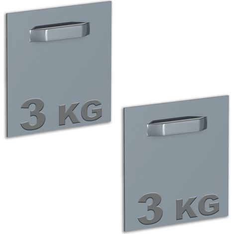 boite de 2 attaches Adhésives pour Dibond et miroir 70 x 70 mm : max 3 kg (1/5)