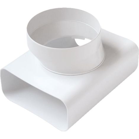 t-verschraubung vertikal "t" verbindung gerade/rundrohr dn100 - 120x60