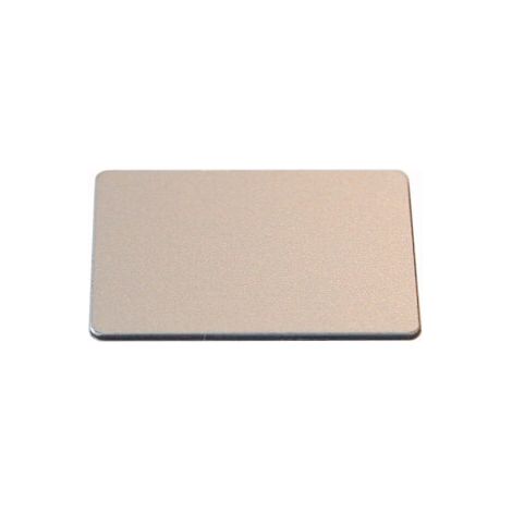 Étiquette à encliqueter 18x27 couleur aluminium sans inscription 000216481 EATON M22-XST-GVP