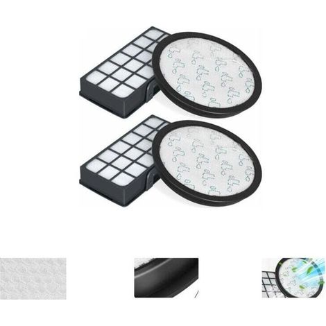 Pack of 2 HEPA filters for Rowenta Silence Force Cyclonic 4AAAA vacuum cleaners RO7647EA RO7663EA RO7676EA RO7681EA (model RO76xx), replacement accessories ZR903701 (1/3)
