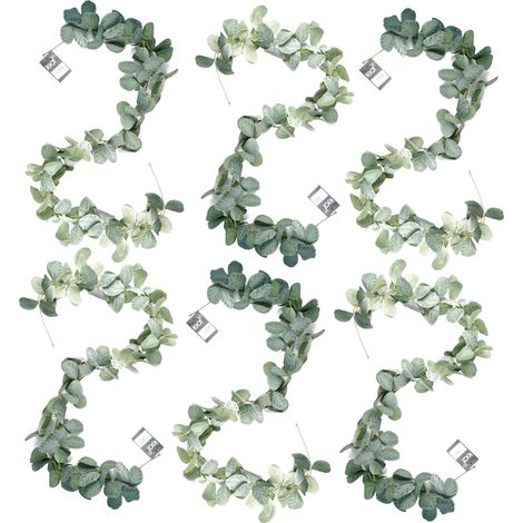 6 x 150cm Artificial Hanging Trailing Evergreen Plant (1/5)