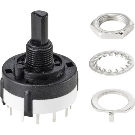 TRU COMPONENTS TC-9415612 SR26B4-2X6-7-20 Drehschalter 250 V 150 mA 12 x 30 ° 1 St. (1/5)