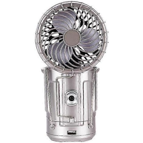 Lampe de camping portable avec éclairage, rechargeable, pliable, batterie externe et lanterne portable à chargement solaire 2025 (1/5)