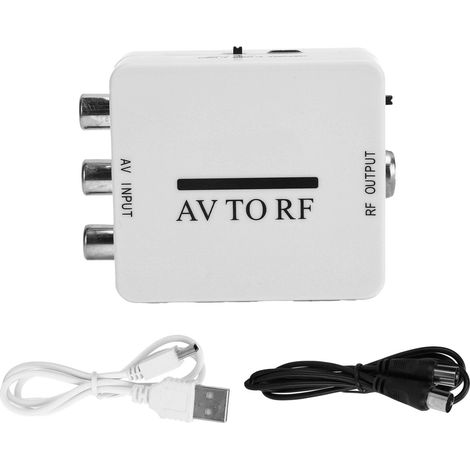 Mini-Videokonverter-Audioadapter, TV-Verstärker, RCA AV CVSB zu RF 67,25 MHz 61,25 MHz (1/5)