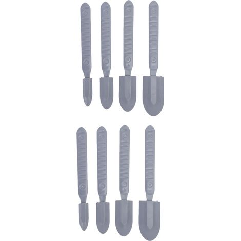 Kit de finition pour mastic silicone (2 jeux) : spatule réutilisable de 4 tailles pour carrelage et brique (cuisine/salle de bain). (1/5)