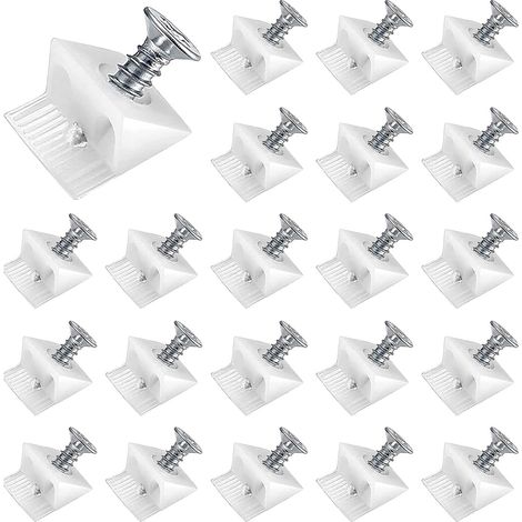 Cale Pour Fond De Tiroir - 100 Pièces En Plastique Avec Vis - Pour Renforcement De Panneaux Déformés - Kit Réparation Meuble