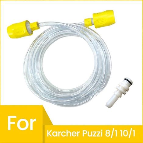 Raccord de buse de remplacement pour tuyau d'arrivée d'eau de 2,5 m pour machine de nettoyage par injection-extraction KARCHER PUZZI 8/1 10/1 (1/5)