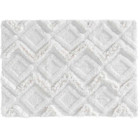 Badematte Boho IKATIS, Baumwolle, dickes Geflecht, 50 x 80 cm (1/2)