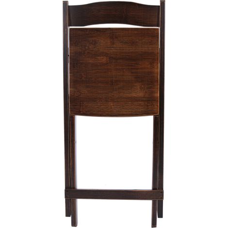 Chaise pliante portable en bambou pour la maison, la chambre, la cuisine et le jardin. (1/5)