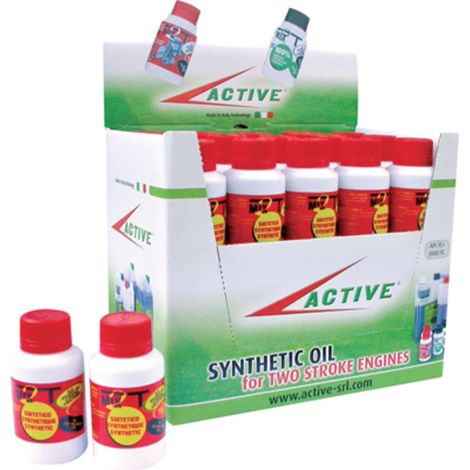 OLIO 2T SINTETICO ACTIVE - ML 100 ADDITIVATO - 30 pezzi
