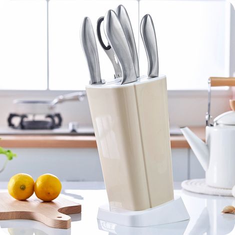 Porte-couteaux, étagère de rangement de cuisine, porte-couteaux, insert pour porte-couteaux, support à couteaux (1/3)