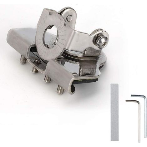 Support Antenne, Support D'antenne Réglable à 360 °, Base à Clip en Acier Inoxydable pour Autoradio, Clip de Base de Montage, Couvercle De Coffre Et Support De Hayon pour Camions Et Voitures (1/5)