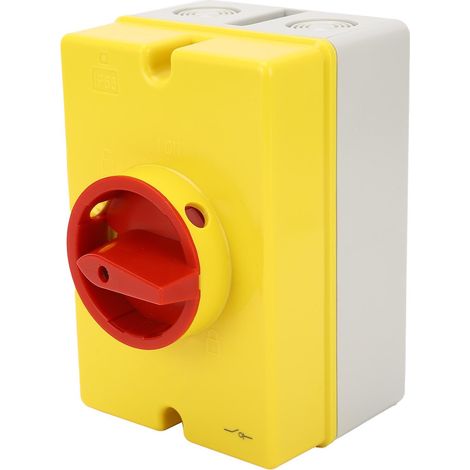 Interrupteur sectionneur solaire 4P 415V 25A, boîtier étanche IP66 pour extérieur (1/5)