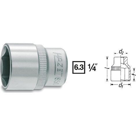 Douille à 6 pans Hinox (acier inoxydable)5 5 mm HAZET