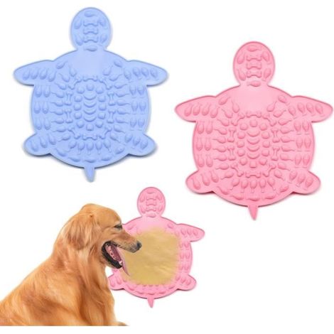 Tapis de léchage - Non spécifié - 2 pièces - Silicone alimentaire - Antidérapant - Pour chien et chat (1/4)