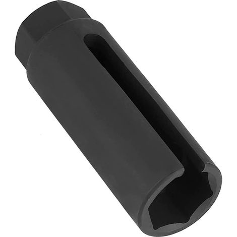 3/8" square drive x 22 mm oxygen sensor wrench with wide side cutout to prevent wire damage, removal tool for motorcycles and cars (1/5)