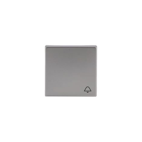Cubierta para interruptor busch-jaeger 2520 ki-866 acero inoxidable IP20 sin tornillos