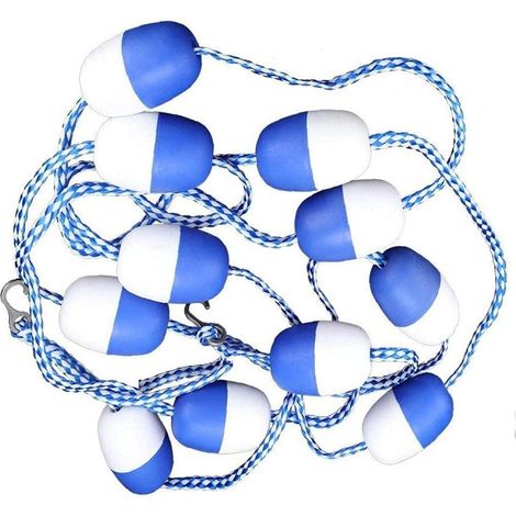 Swimming Pool, Safety Divider Rope Floaing Ball Line Hooks Hooks Waterways Accessory 5M, Cleaning and Maintenance Equipment Tools (1/5)