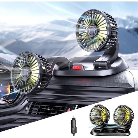 Ventilador para coche，Aire acondicionado para coche，Ventilador de 12 V para coche，Refrigerador para coche，Refrigeración con ventilador para coche (1/5)