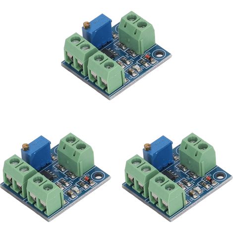 Convertisseur courant-tension 3 pièces 0-20mA vers 0-5V, module transmetteur de signal, carte de conversion DC10-30V pour capteurs industriels (1/5)