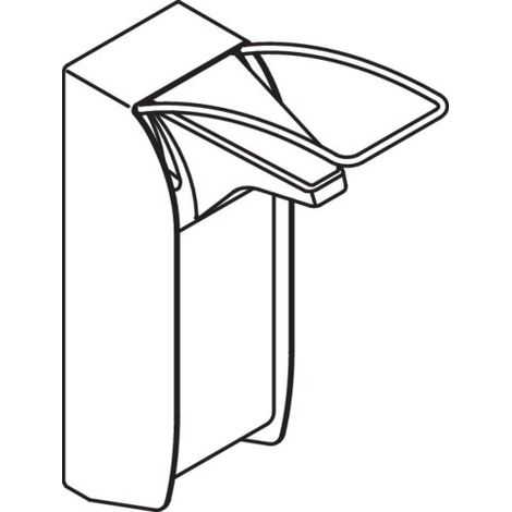 HEWI 805.06.350 92 Distributeur de désinfectant / savon (1/2)