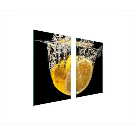 PIASTRA PROTETTIVA IN VETRO PER FORNELLO 75x52 LIMONE (1/5)