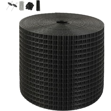 Pare-rongeurs pour panneaux solaires 15,24 x 3048 cm, kit avec 60 fixations en aluminium, maille en fil PVC anti-corrosion, 12,7 mm. (1/5)