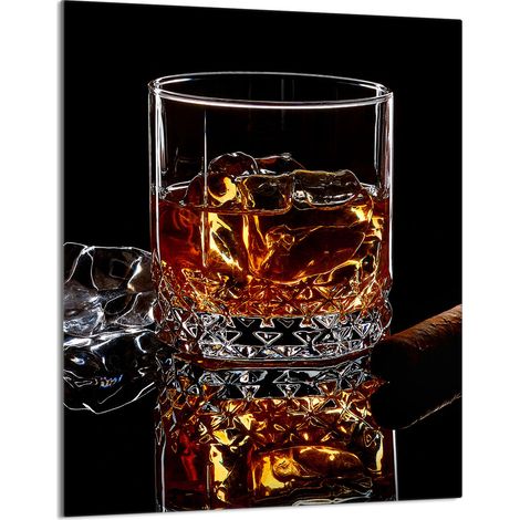 Planche à découper en verre 40x52 Whisky (1/5)