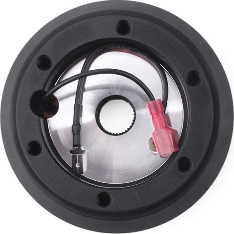 Steering wheel wheelbase and hub compatible with Mazda 70mm 6-hole 160H racing steering wheel wheelbase, one pack. (1/4)